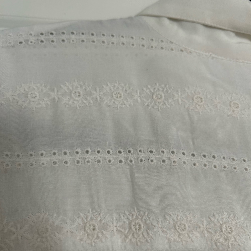 Bcbgeneration White Button Down Shirt With Dress … - image 4